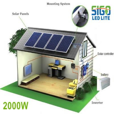 Sistema solar off-grid personalizável de 1-5KW
